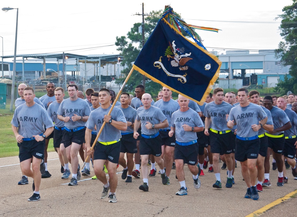 Patriot Brigade runs to support Suicide Prevention Month