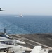 Super Hornet lands aboard USS George H.W. Bush