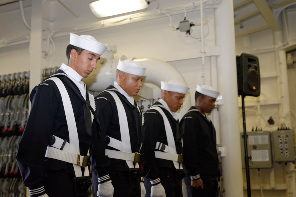 USS Arlington 9/11 remembrance ceremony
