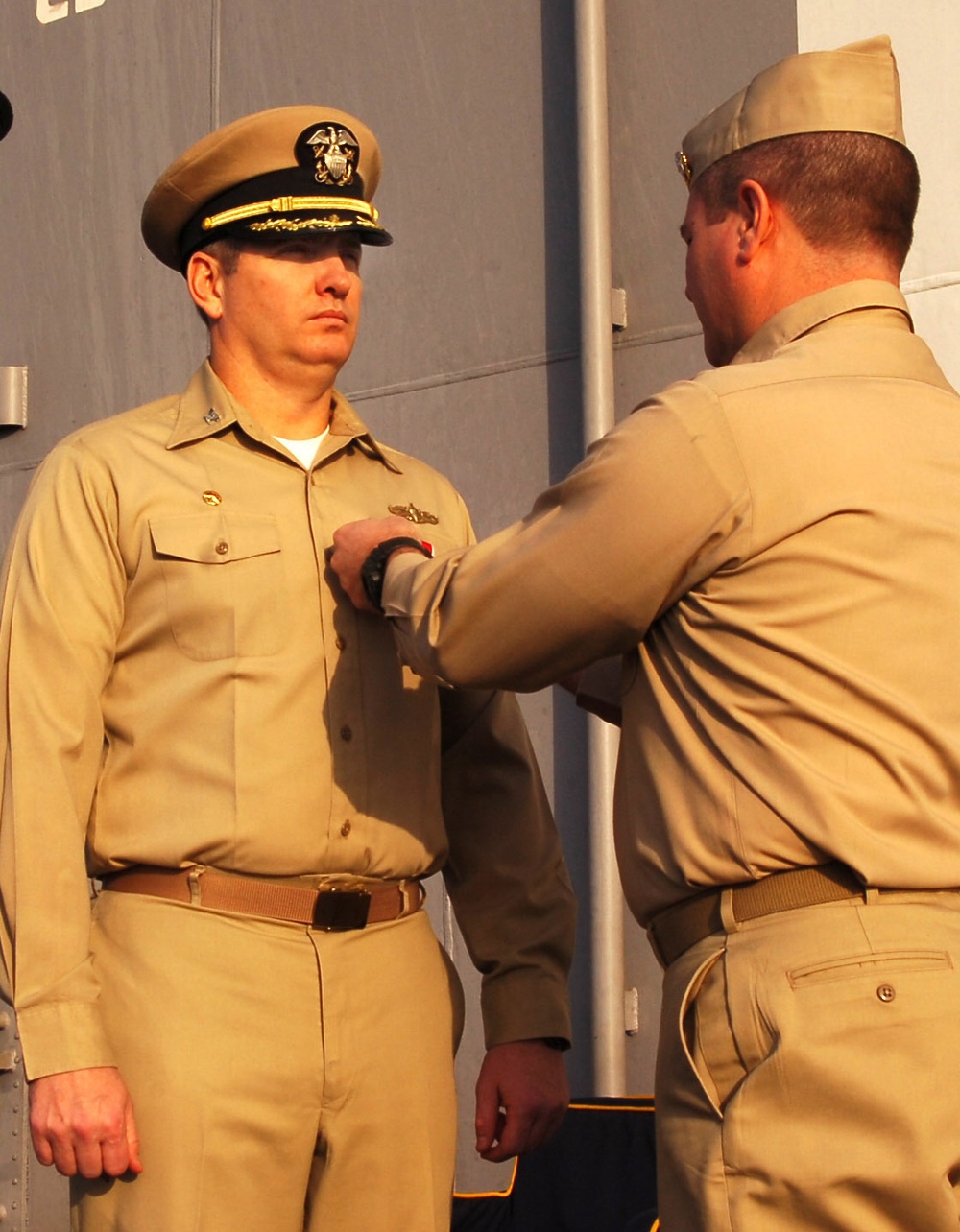 Amphibious Squadron 7 change of command ceremony