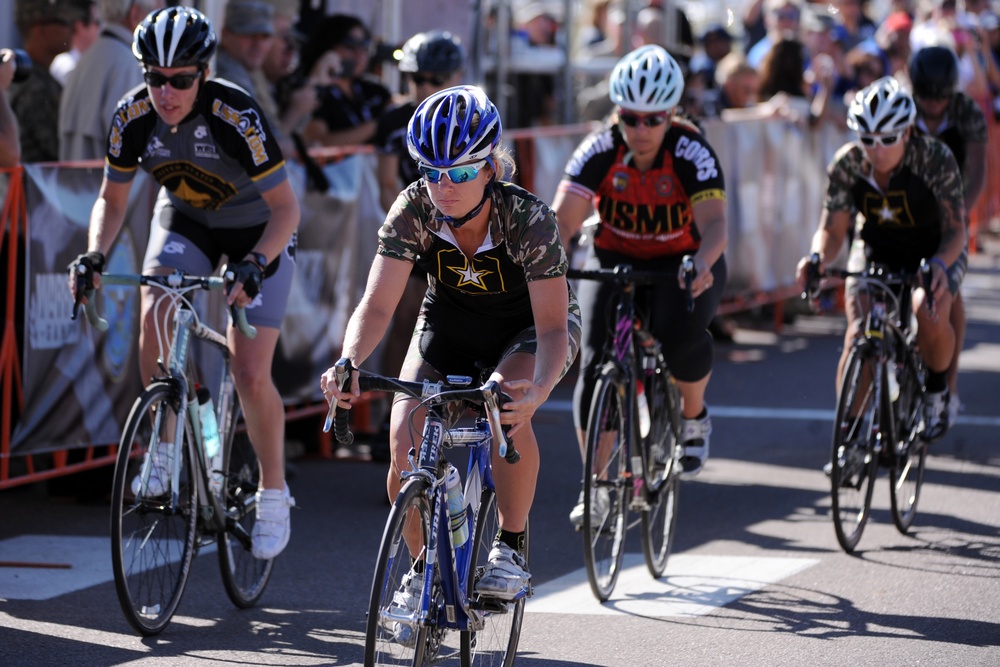 Warrior Games bicycle racing