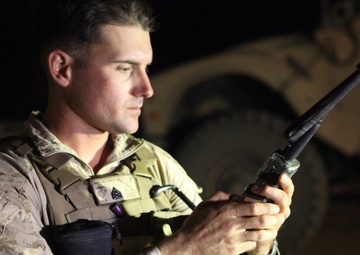 Charley Company Marine recognized with meritorious promotion aboard Camp Leatherneck