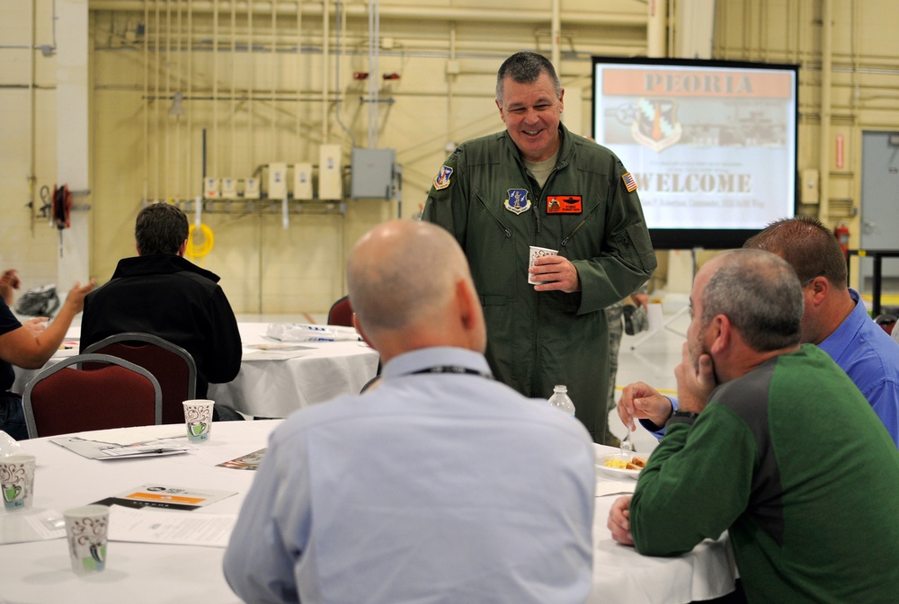 Civilian employers experience military at ESGR ‘Breakfast with the Boss’