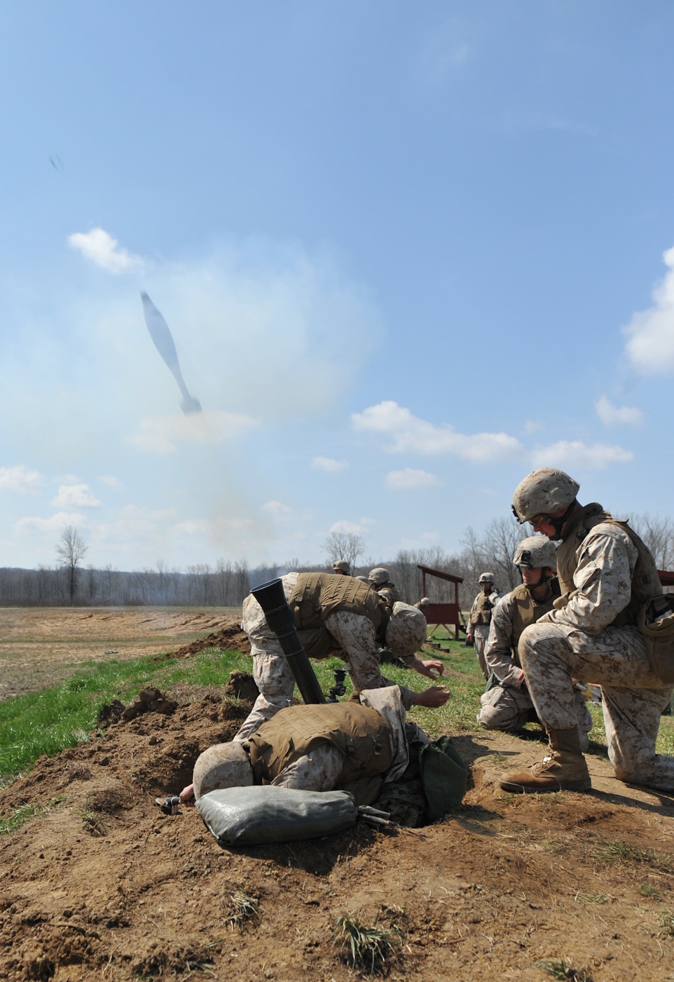 Live-fire exercise at Camp Atterbury Joint Maneuver Training Center