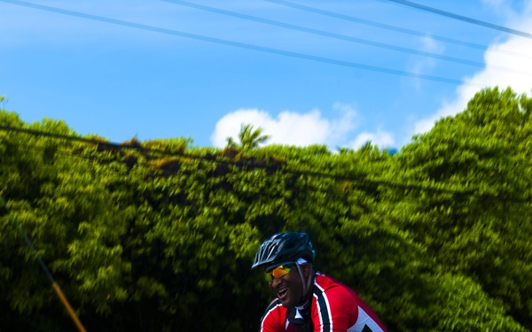 Tip-to-tip bike ride