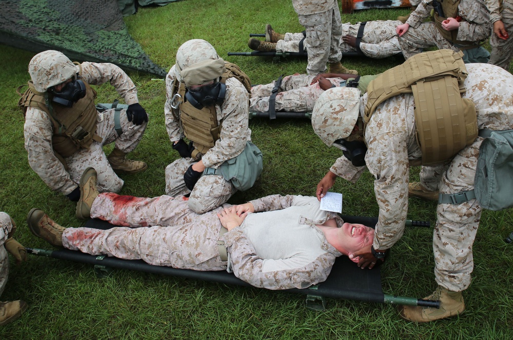 Lives on the line: 2nd Medical Battalion prepares for trauma care