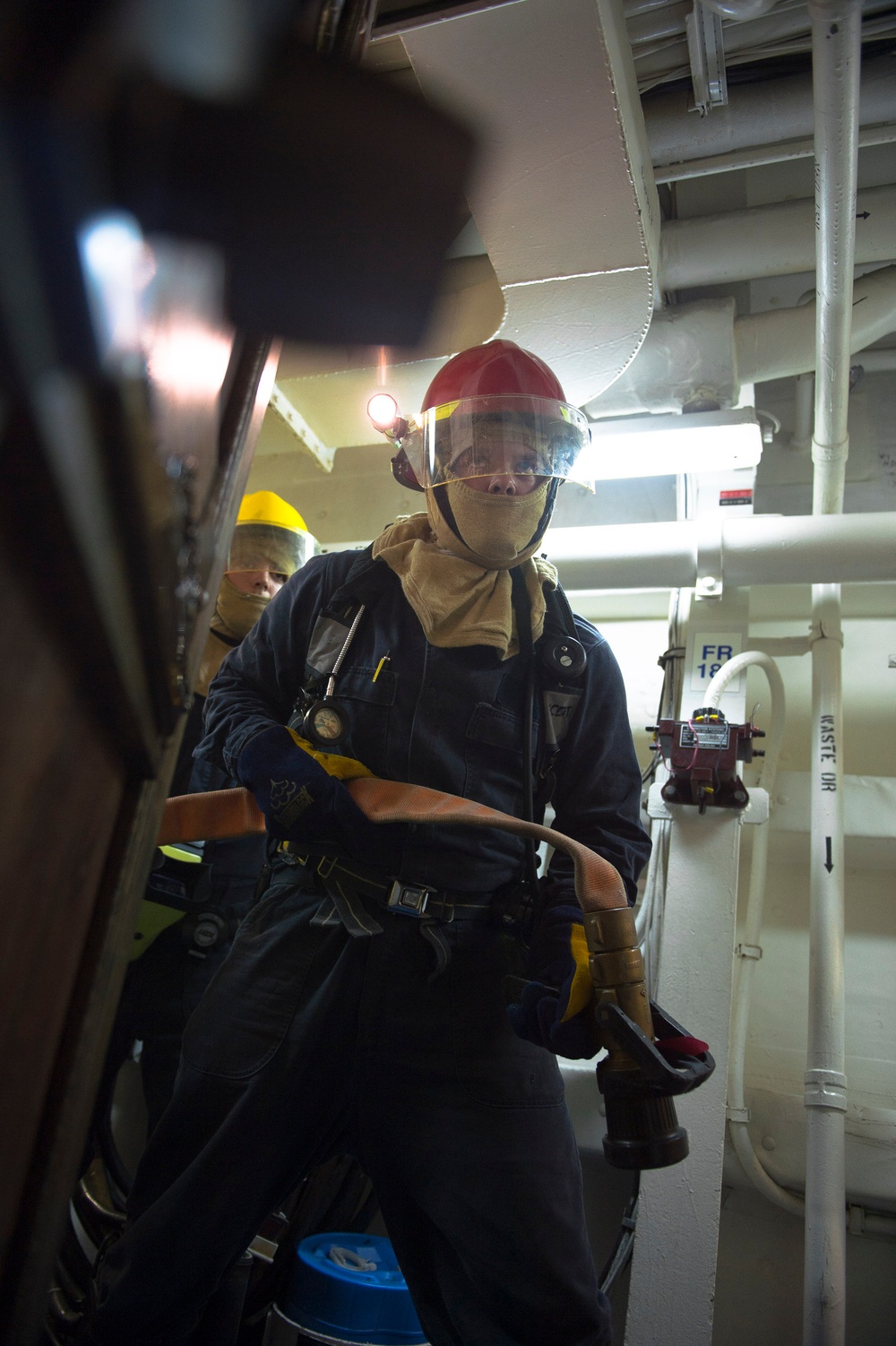 USS Arleigh Burke general quarters drill