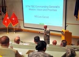 Carroll focuses on the future of the 377th TSC
