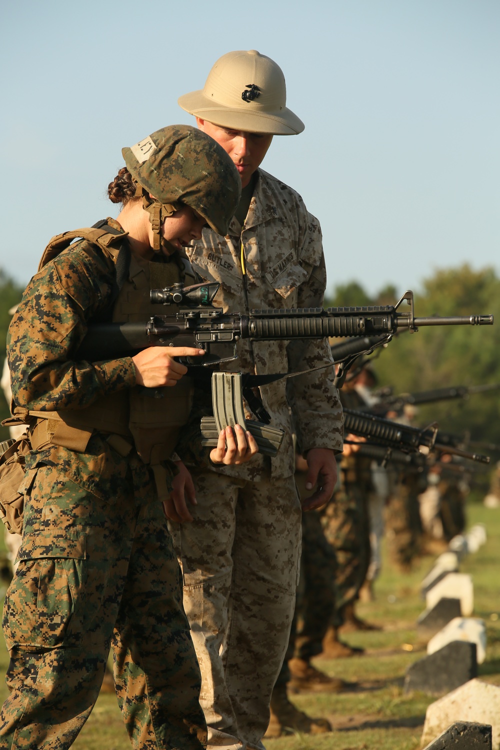 Photo Gallery: Parris Island recruits introduced to Marine combat marksmanship