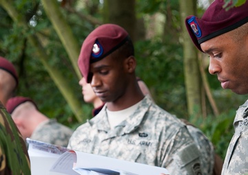 Paratroopers tour Arnhem battle sites in Netherlands