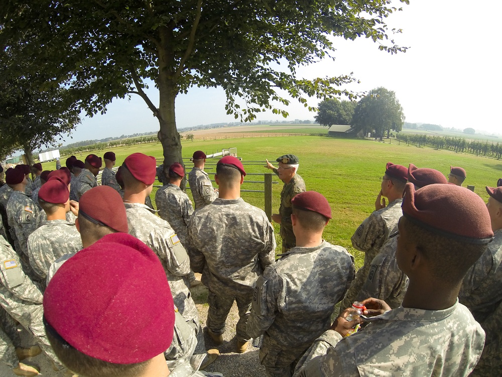 Paratroopers retrace 504th PIR footsteps during Nijmegen staff ride