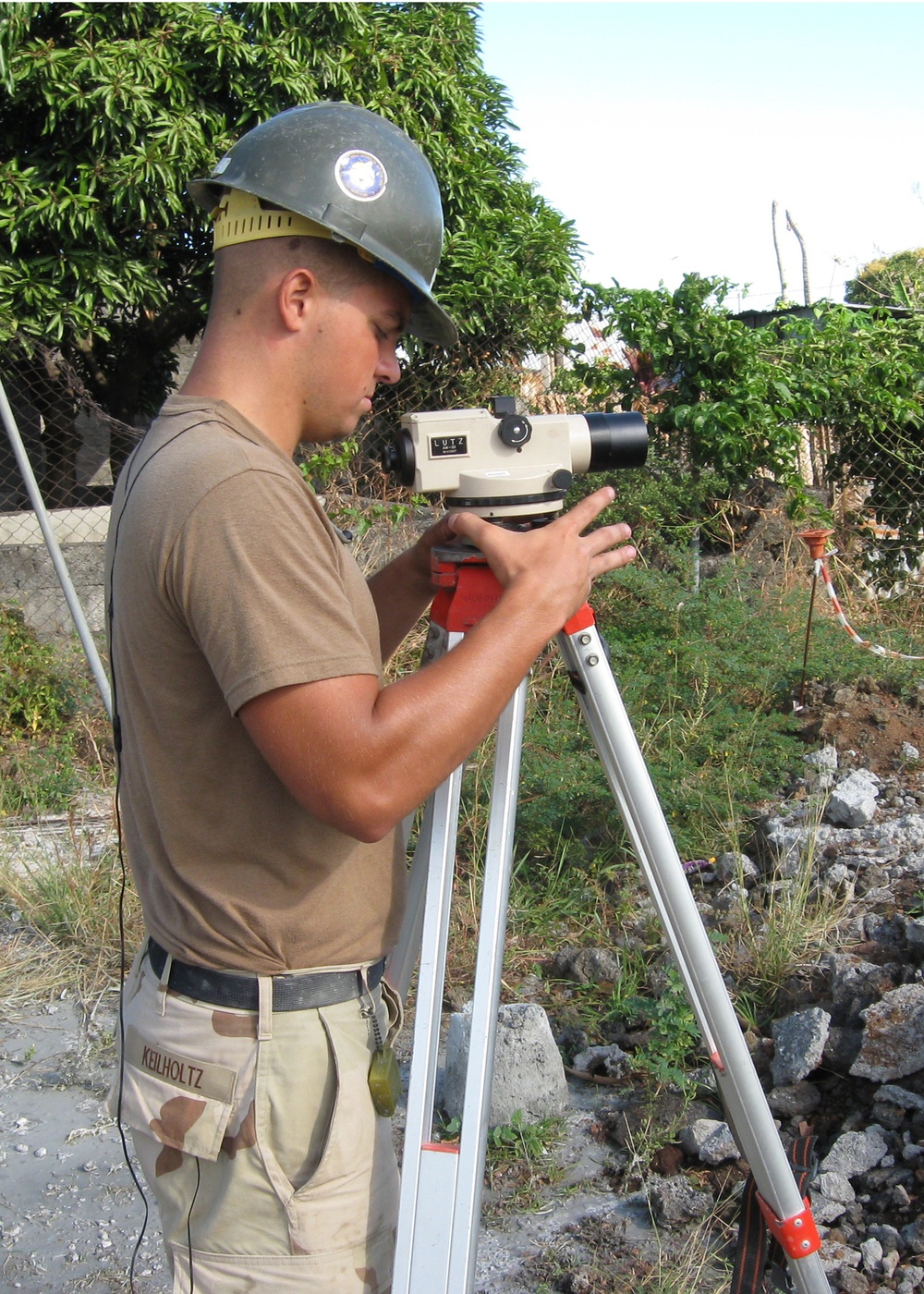 School construction site in Comoros