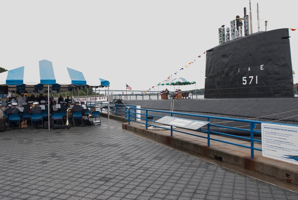 USS Nautilus commissioning