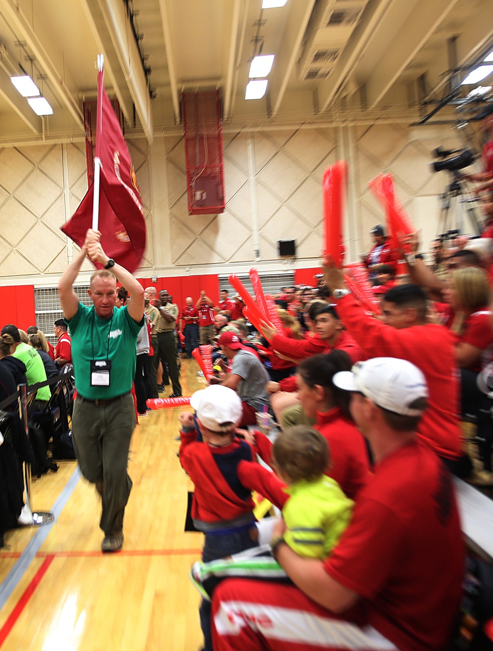 And The Crowd Goals Wild at The 2014 Warrior Games