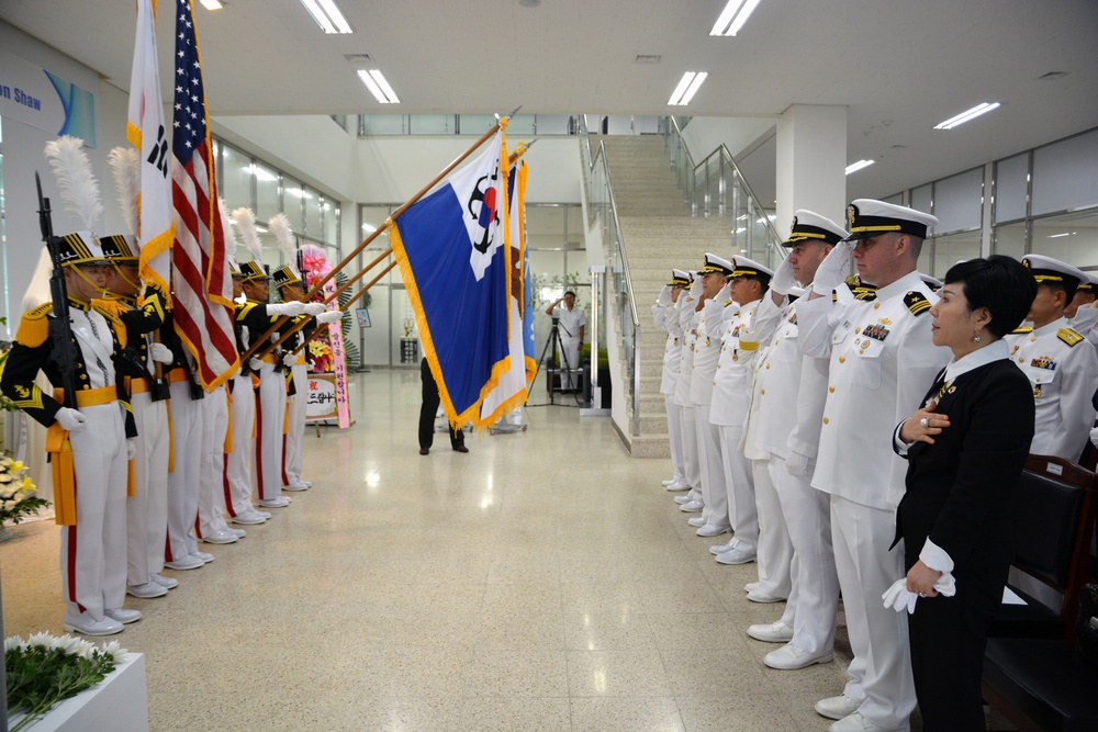 Ceremony at the Republic of Korea Naval Academy in Chinhae