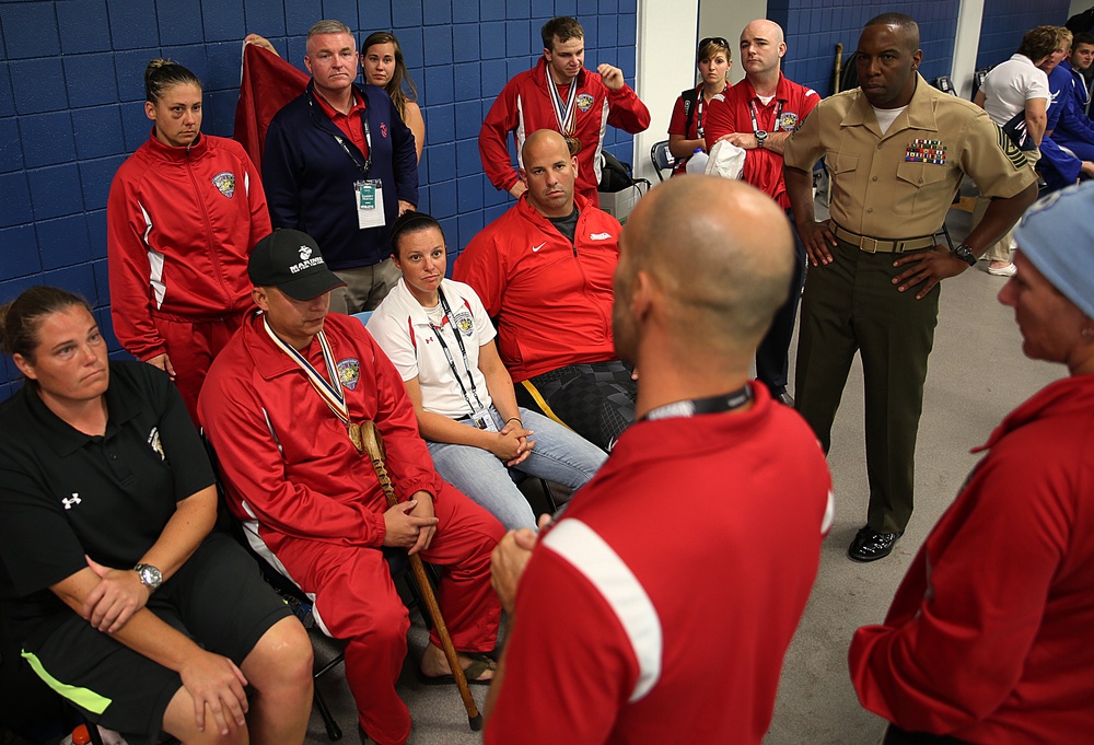 Swimming For Gold at The 2014 Warrior Games