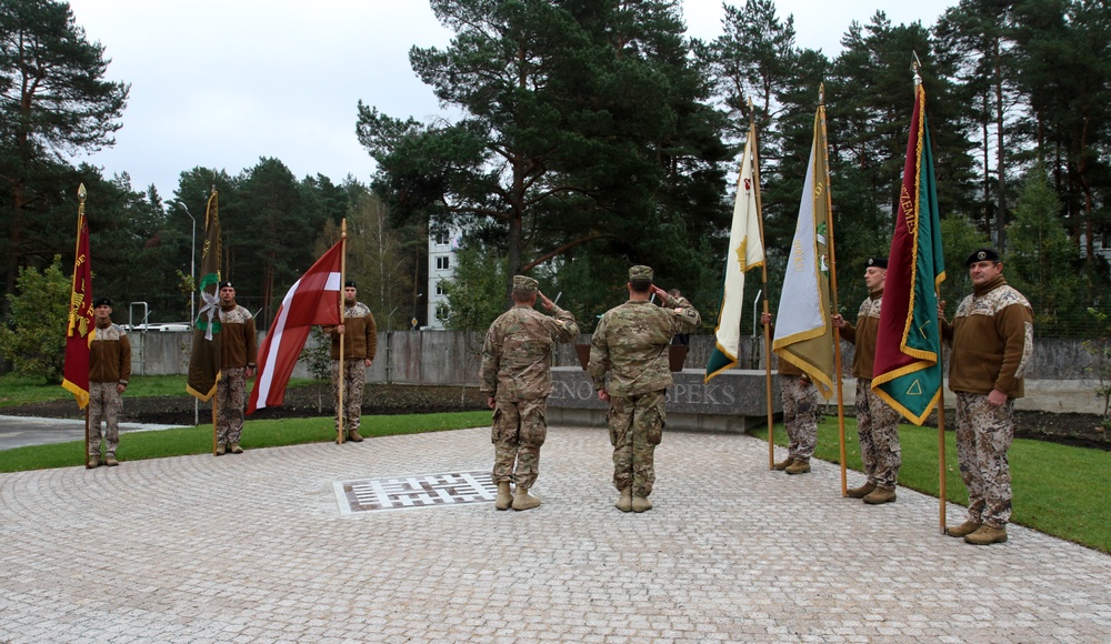 Chief of Defense of Latvia meets with 173rd paratroopers
