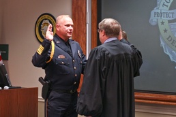 National Guardsman swears in as Topeka Police Chief