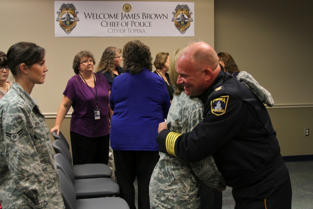 National Guardsman swears in as Topeka Police Chief