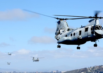 CH-46E Sea Knight to make final air show flight