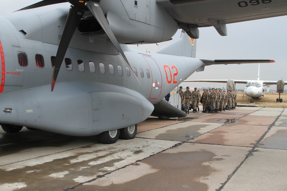 Departing for Steppe Eagle 14 in Germany with new aircraft, an air of pride
