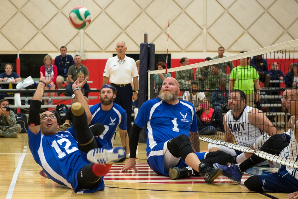 Sitting volleyball: Navy stands strong