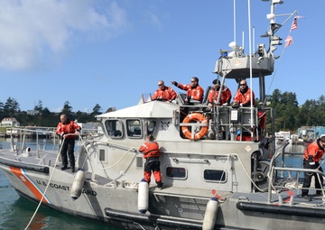 Station Yaquina Bay training
