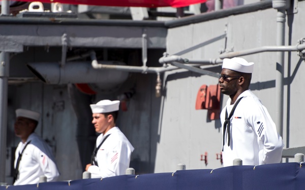 USS Avenger decommisioning