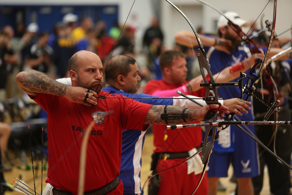 Marine Archery Team competes in 2014 Warrior Games
