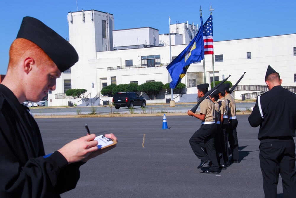 Navy Ceremonial Guard and John F. Kennedy NJROTC
