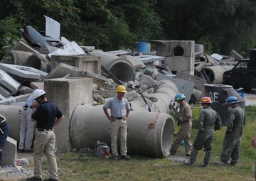 Firefighters train for domestic disasters