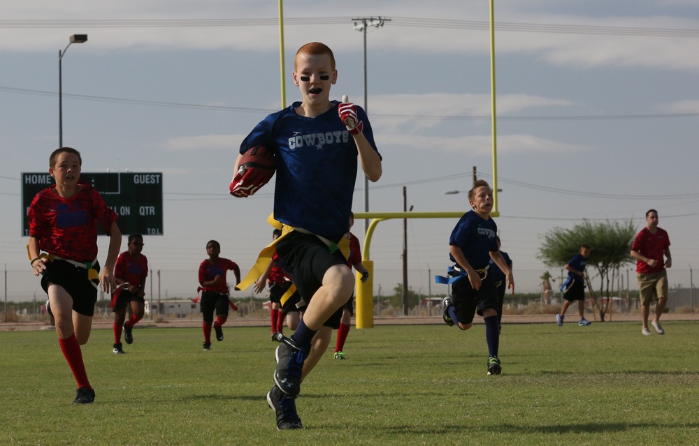 Flagging Down the Fun: MCAS Yuma Youth Flag Football