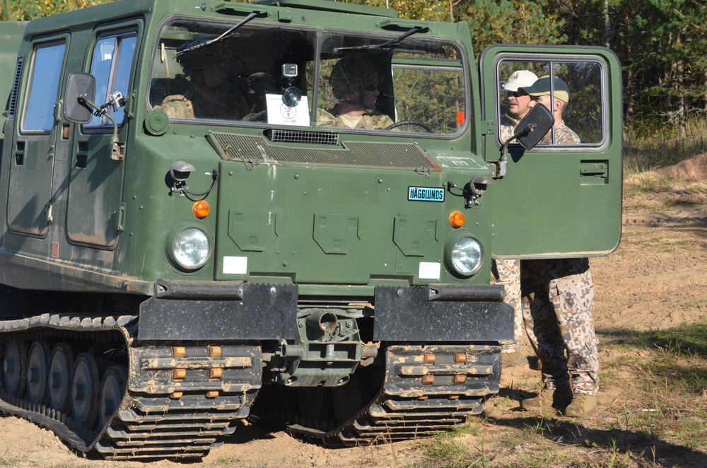 Michigan National Guard conducts driver’s training with Latvian Army counterparts