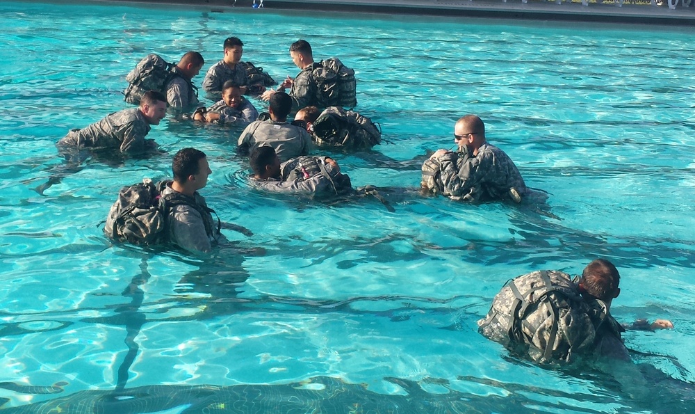 Army EOD Soldiers hone water survival skills