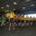 USS George H.W. Bush CPO selectees participate in marching drills
