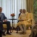 Secretary of Defense Chuck Hagel meets with India Prime Minister Narendra Modi
