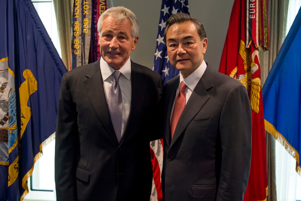 Secretary of Defense meets with Foreign Minister of the People's Republic of China Wang Yi