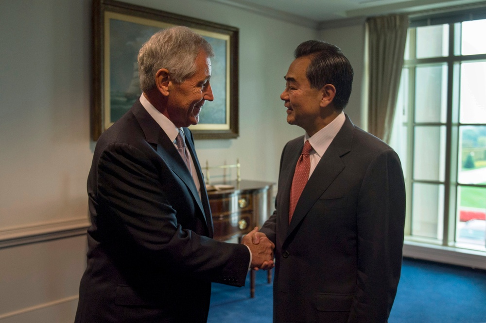 Secretary of Defense meets with Foreign Minister of the People's Republic of China Wang Yi