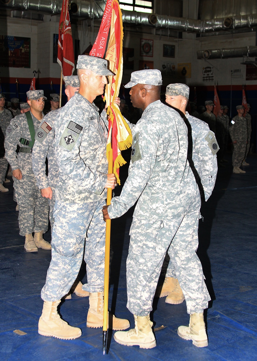 Area Suport Group Kuwait  Change of Command Ceremony