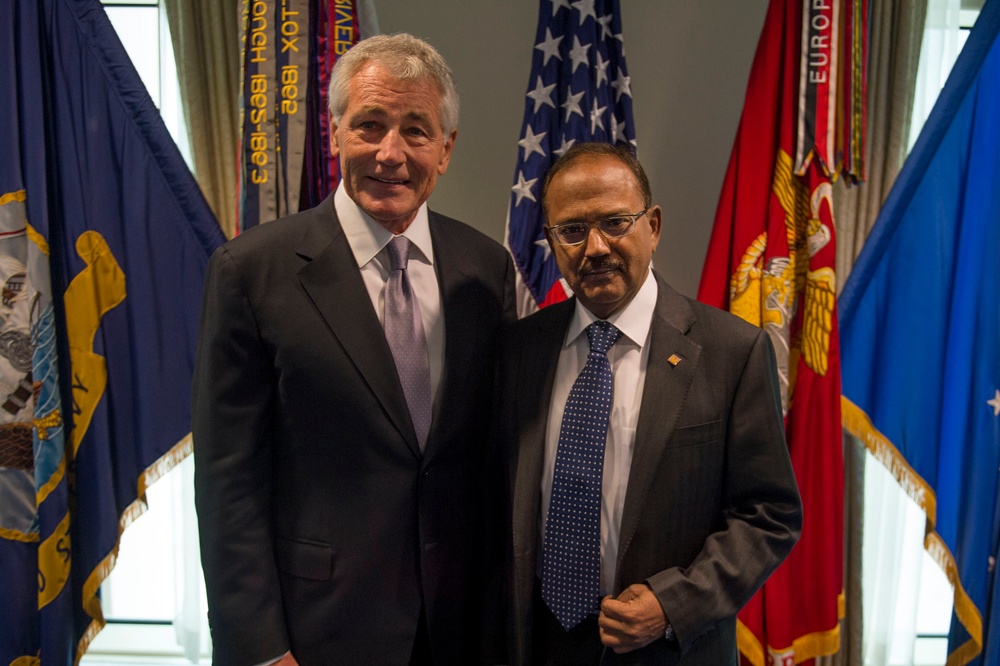 Secretary of Defense meets with Indian National Security Adviser Ajit Doval