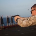 22nd MEU SNCOs, officers conduct pistol range aboard Gunston Hall