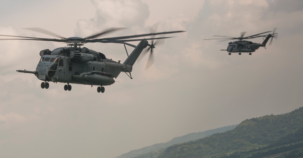 Picking up Marines at PHIBLEX 15