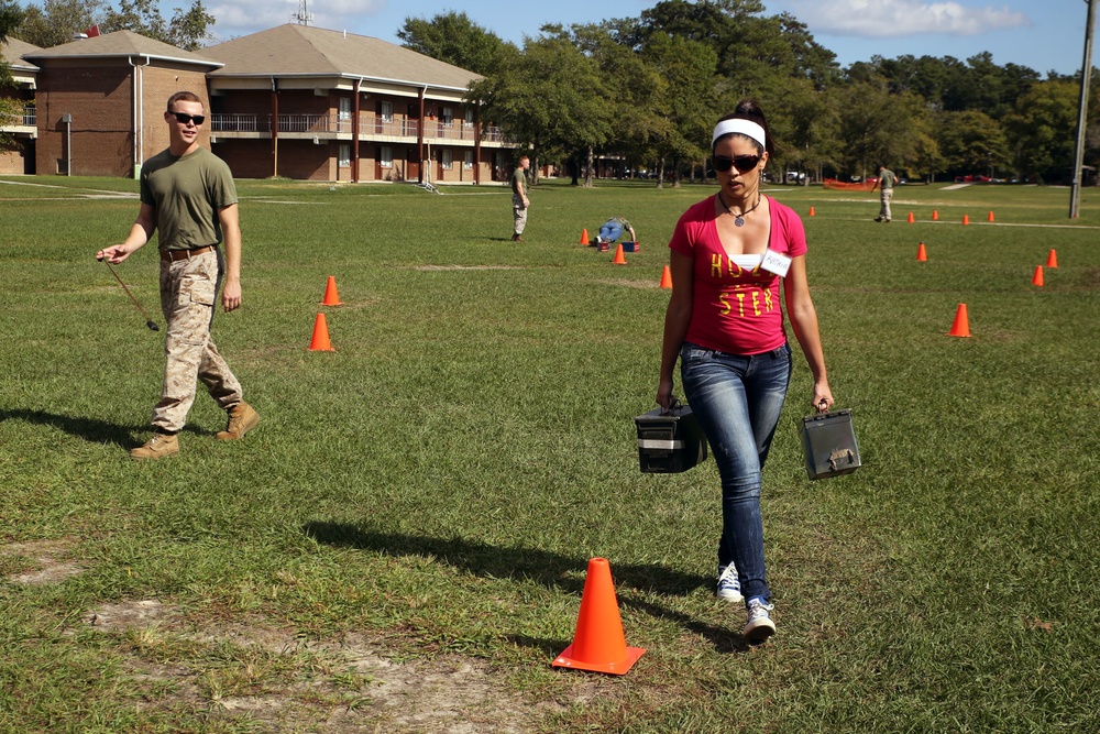 8th ESB spouses walk a mile in their Marines’ boots