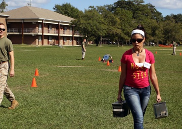 8th ESB spouses walk a mile in their Marines’ boots