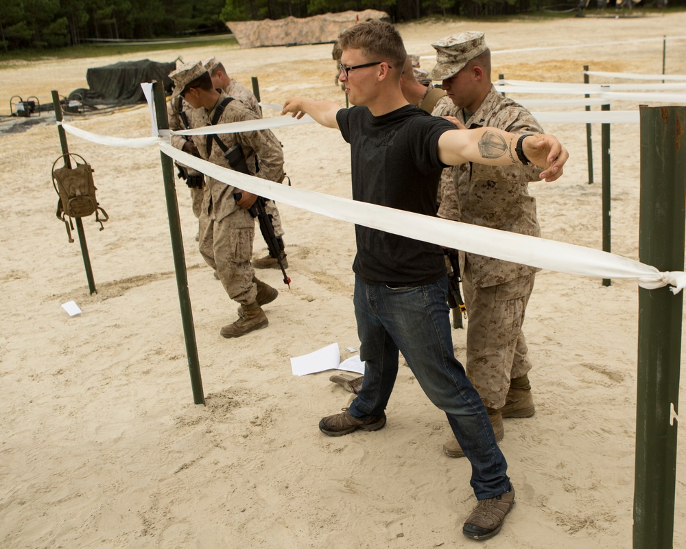 Vigilance and Readiness: CLB-26 conducts mock embassy evacuation training