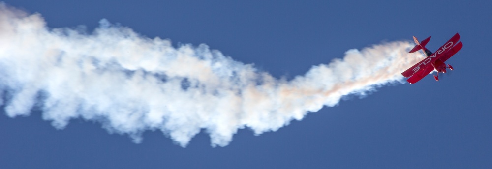 Oracle Challenger performs at 2014 Miramar Air Show