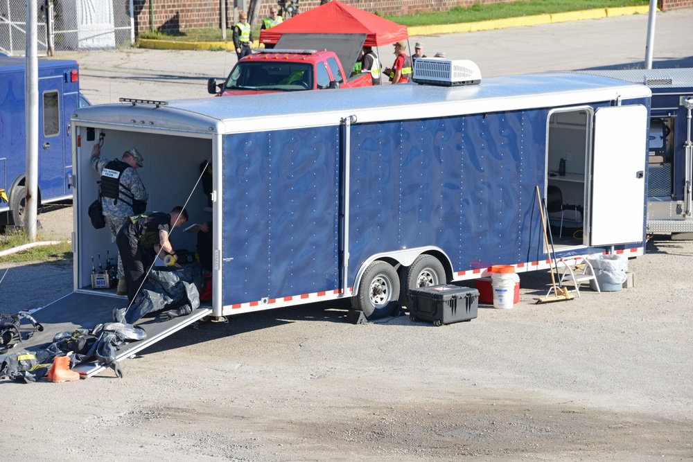 Michigan National Guard, law enforcement, emergency services conduct quick reaction force training exercise