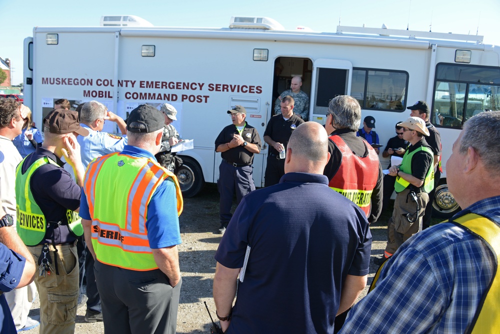 Michigan National Guard, law enforcement, emergency services conduct quick reaction force training exercise