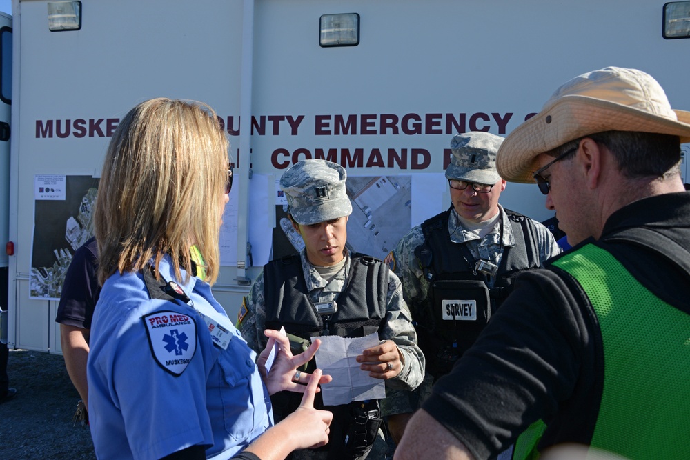 Michigan National Guard, law enforcement, emergency services conduct quick reaction force training exercise