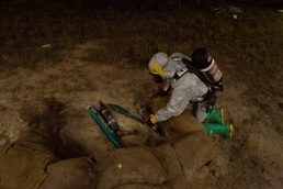 Unseen Threats: Marines train to defeat explosive devices in contaminated environments